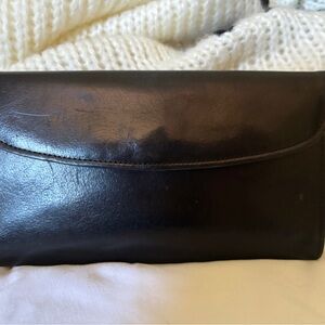 Vintage Coach Black Leather Wallet